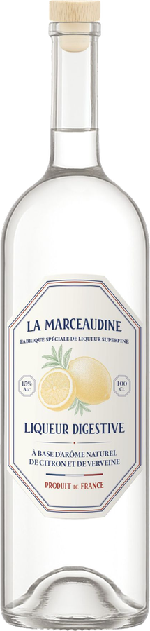 Bouteille La Marceaudine — Liqueur de Citron — Kina Karo, Maison CHAPE
